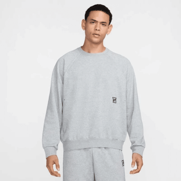 Nike Sweater Heritage Fleece Gry Men