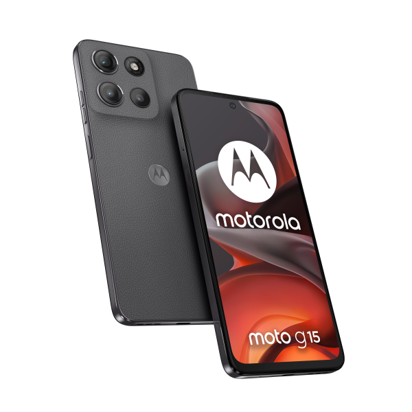 CELULAR MOTOROLA G15 4+256GB GRIS DUAL SIM