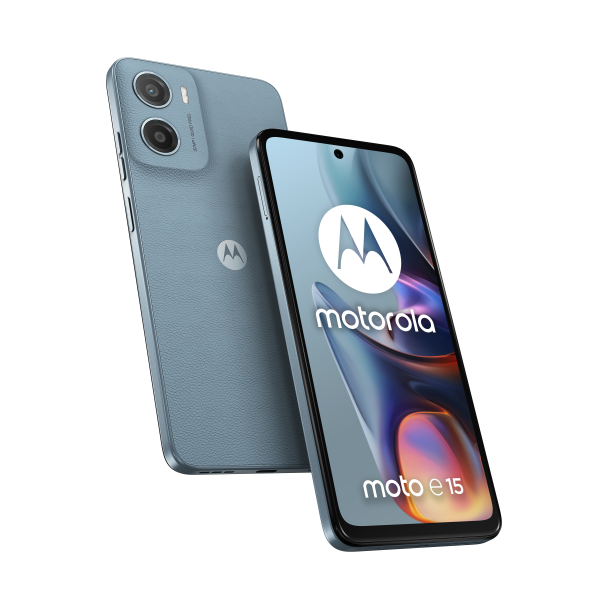CELULAR MOTOROLA E15 2+64GB AZUL DUAL SIM