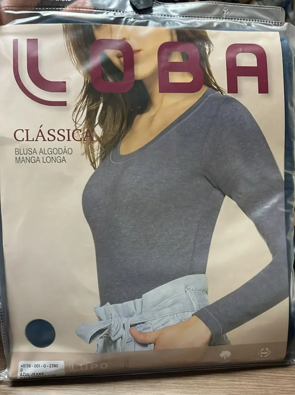 MANGA LARGA CLASICA DE ALGODON LOBA