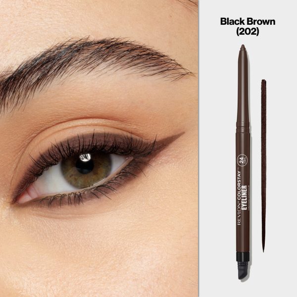 Revlon Colorstay Eyeliner pencil Crayon contour (Black Brown 202)