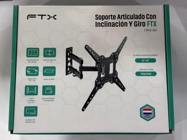 SOPORTE FTX P/TV 23" A 55" FTX68-443 30KG