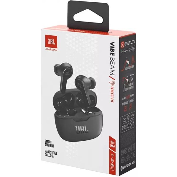 AURICULAR JBL BLUETOOTH WAVE BEAM BLACK
