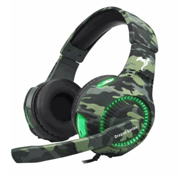 AURICULAR GAMER TROOPER KGA-487 LUZ VERDE
