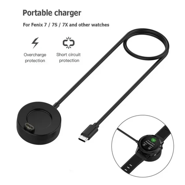 Cable cargador para relojes Garmin Fenix y otros - Imagen 4