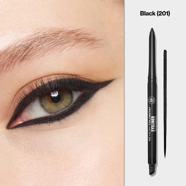 Delineador Revlon Colorstay Eyeliner pencil Crayon contour (Black 201)