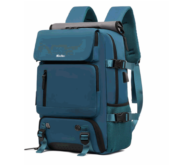 MOCHILA DE VIAJES HIKES KVM-720 PETROLEO