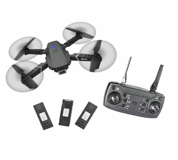 DRONE E88 C/JOYSTICK + 3 BATERIAS