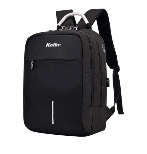 MOCHILA KOLKE KVM-338 C/ CANDADO (GRIS OSCURO)