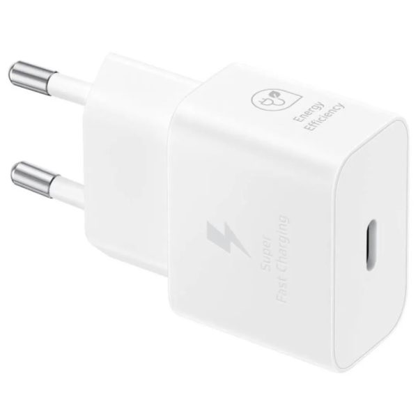 CARGADOR SAMSUNG TIPO C EP-T2510 25W S/CABLE WHITE (SIN/CAJA)
