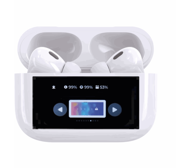 AURICULARES TWS LCD ANC+ENC KAB-719 BLANCO