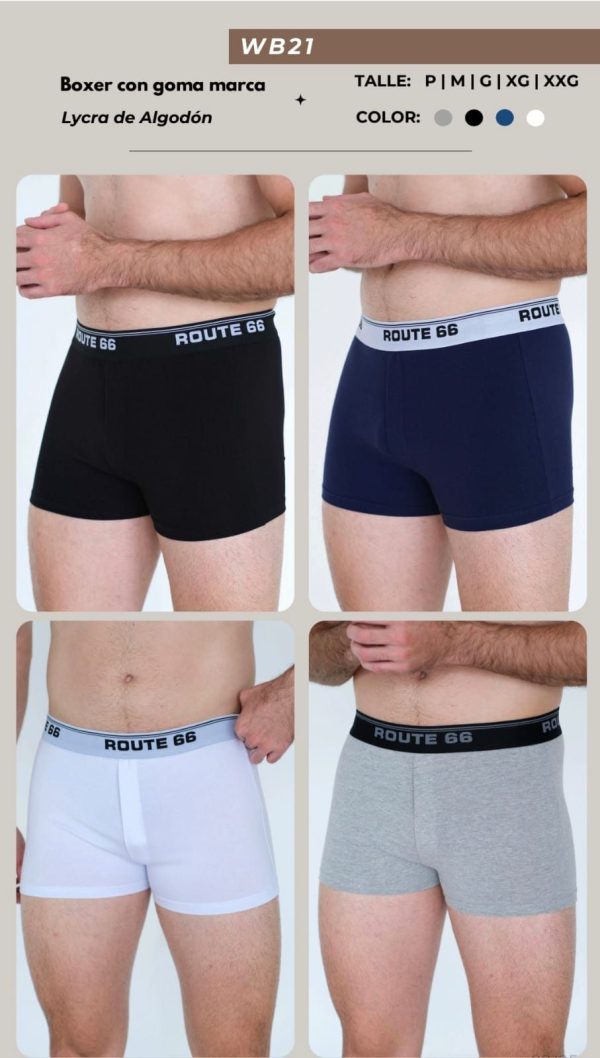 Boxer de Algodón y Lycra
