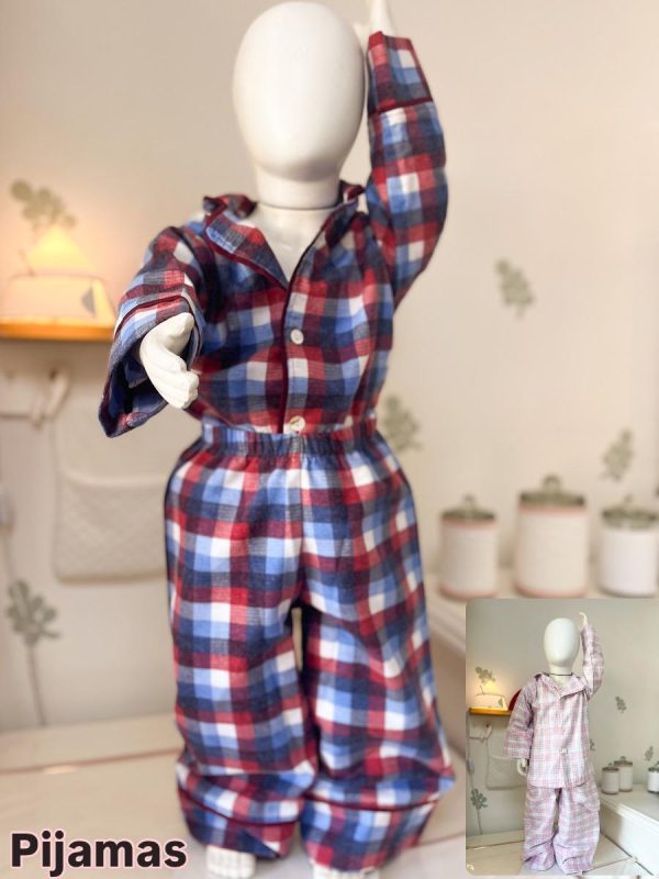 PIJAMAS DE FRANELA UNISEX
