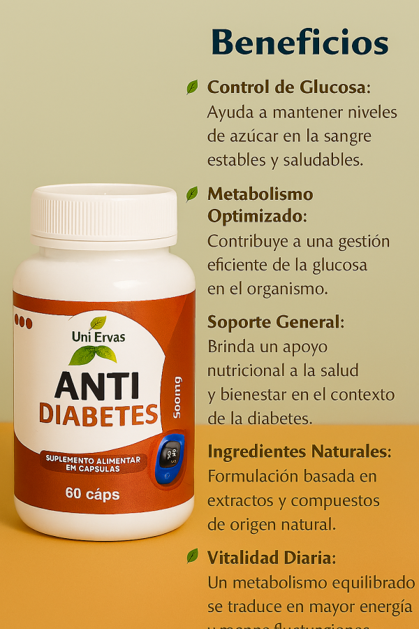 ANTI DIABETES DE 120 CAPSULAS