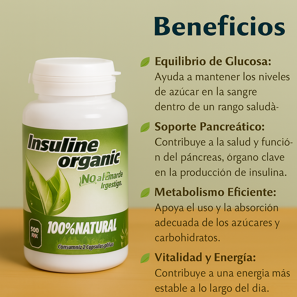 INSULINE ORGANIC 60 CAPS