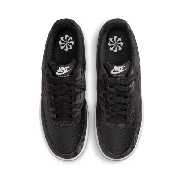 Nike Court Vision Low Blk Women - Imagen 4