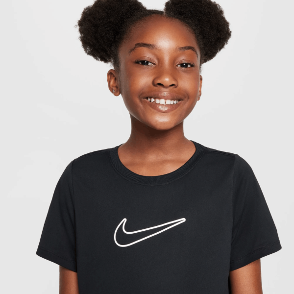 Nike Tshirt One Fitted Blk Kids - Imagen 3