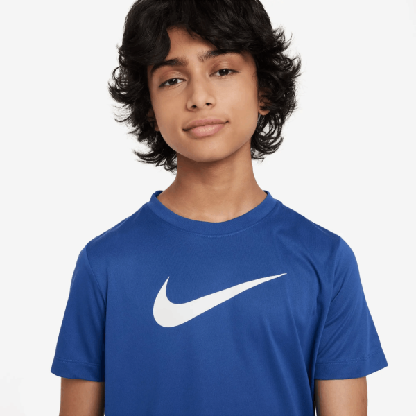 Nike Tshirt Bassic Legend Blu Kids - Imagen 3