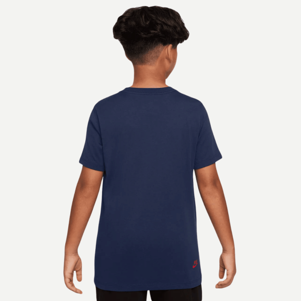 Nike Tshirt Sportwear Blu Kids - Imagen 2