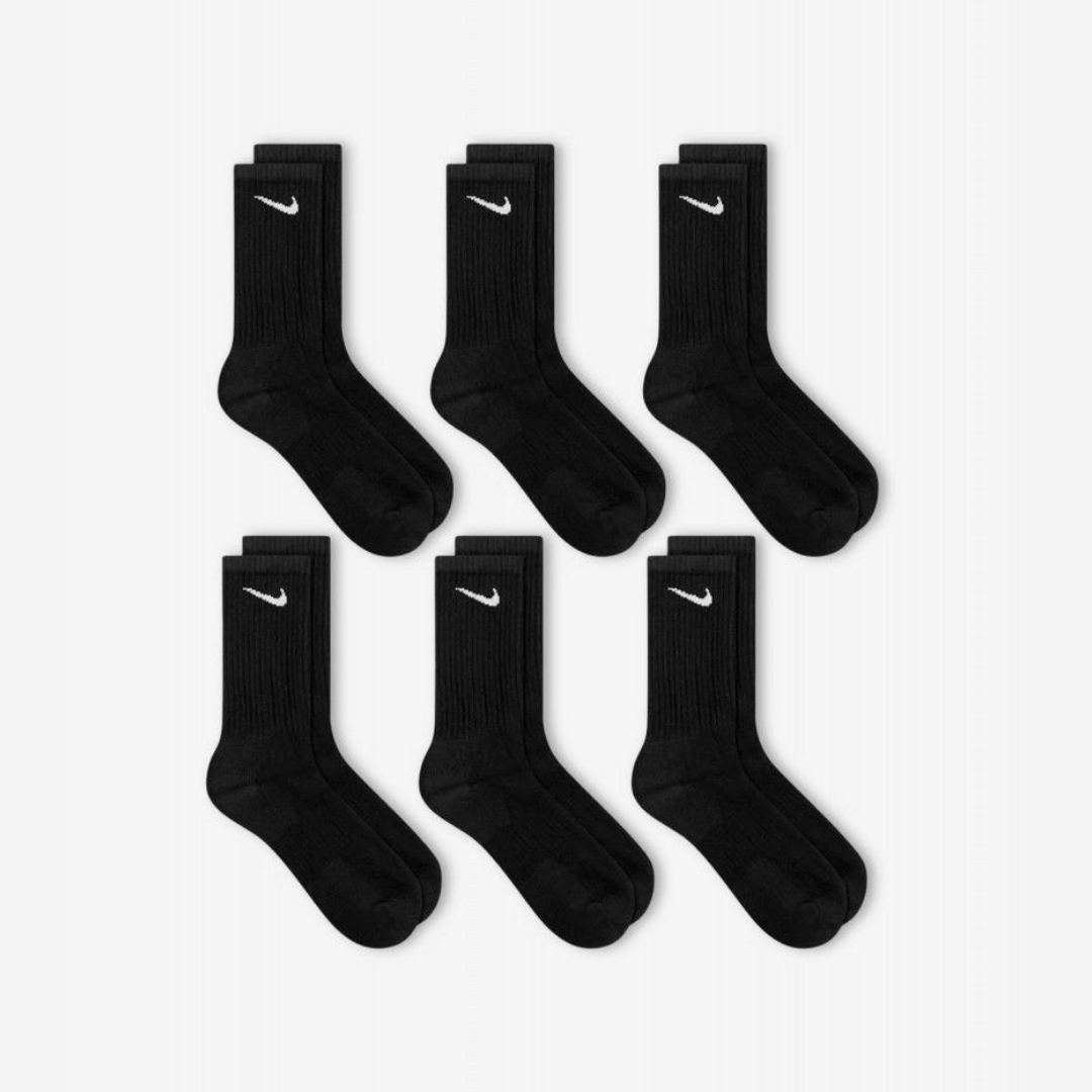 Nike Socks Classic Everyday 6Pack Blk