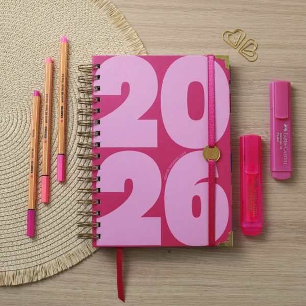 AGENDA 2026 💗 1 día por página