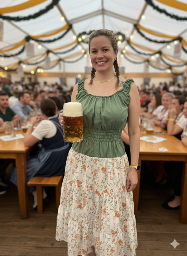 Vestido de verano ideal para el Oktoberfest