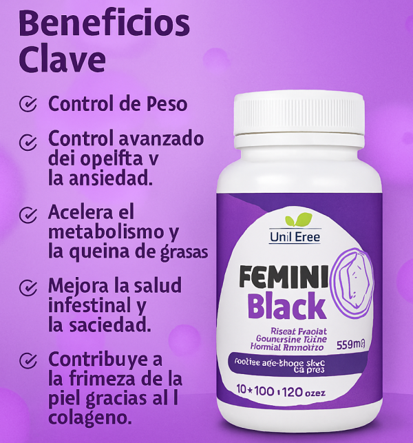 FEMINI BLACK DE 60 CAPSULAS