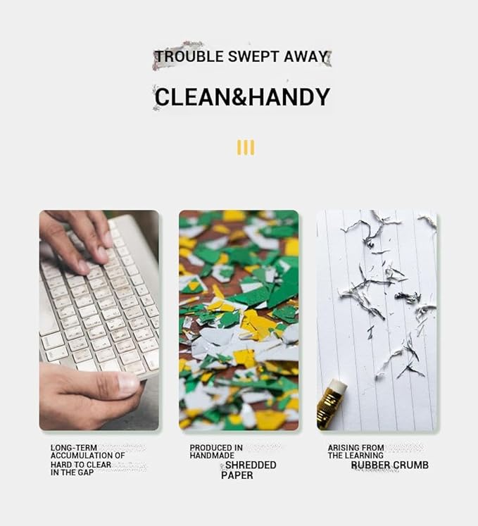 Aspiradora de escritorio USB Mini inalámbrica de mano para escritorio, oficina y teclado limpieza - Imagen 5