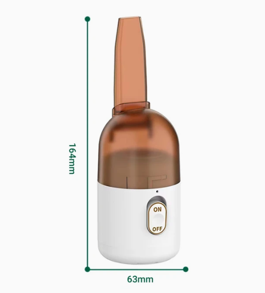 Aspiradora de escritorio USB Mini inalámbrica de mano para escritorio, oficina y teclado limpieza - Imagen 2