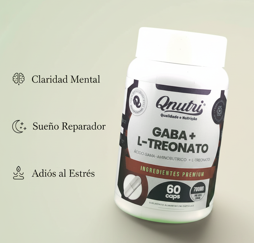 GABA + L TREONATO DE 60 CAPSULAS