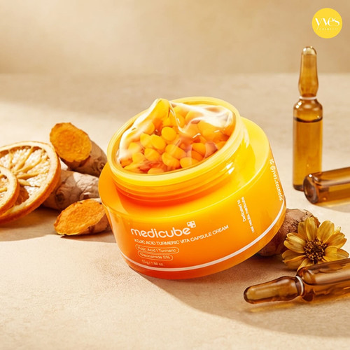 MEDICUBE KOJIC ACID TURMERIC VITA CAPSULE CREAM 53GR - Imagen 2