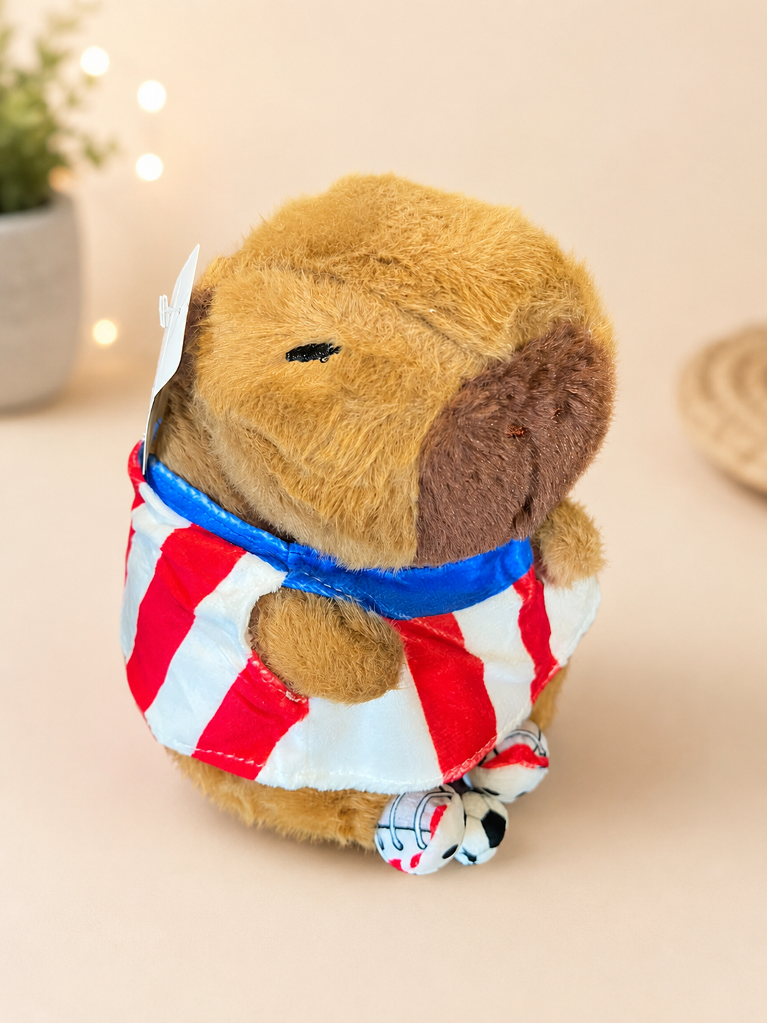 PELUCHE CAPIBARA REMERA PARAGUAY 22CM - Imagen 2