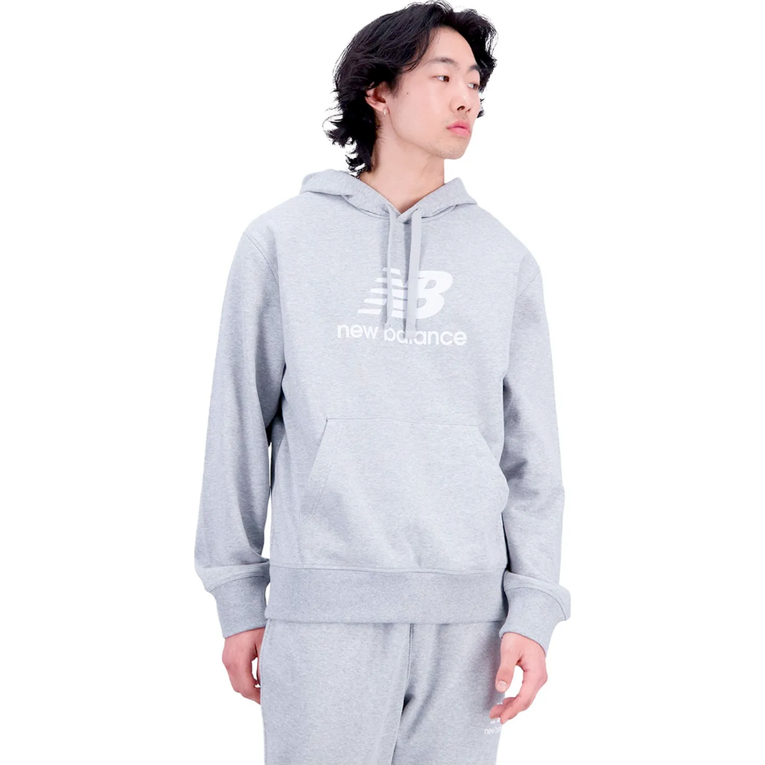 New Balance Hoodie Gry Men
