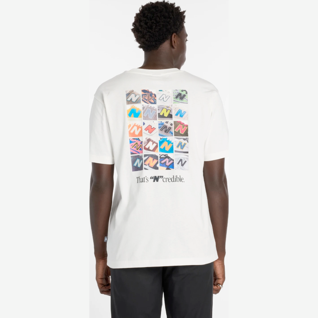 New Balance Tshirt Classic Whi Men - Imagen 2