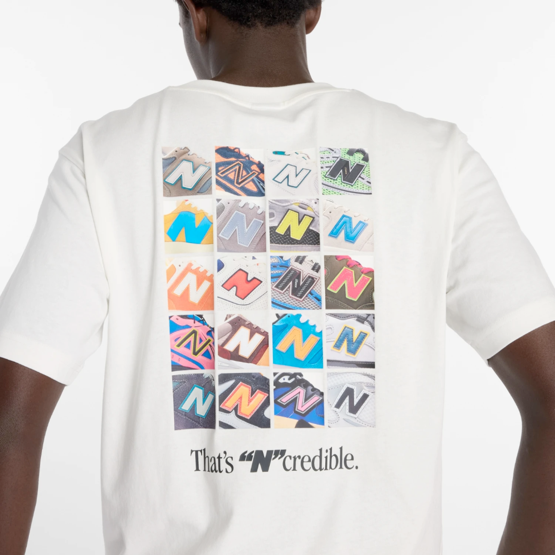 New Balance Tshirt Classic Whi Men - Imagen 3