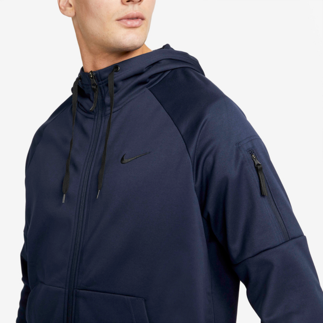 Nike Therma Hoodie Blu Men - Imagen 3