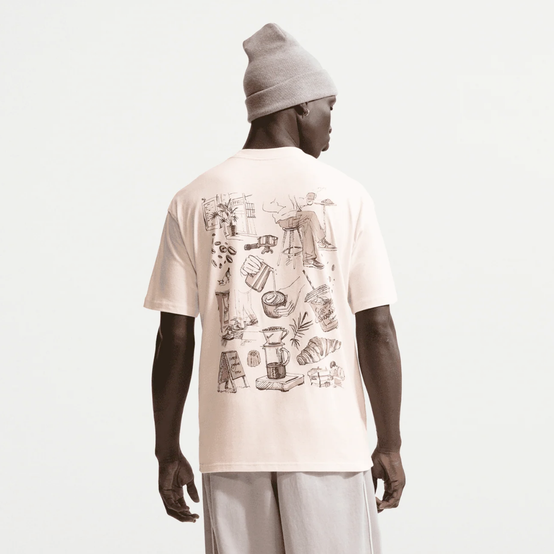 Nike Tshirt Café Swoosh Bei Men - Imagen 2