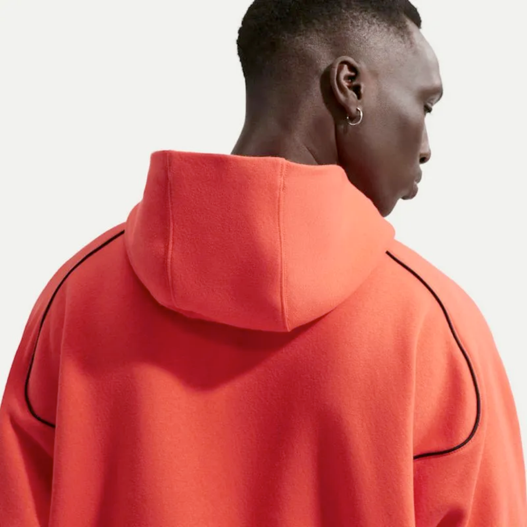 Nike Hoodie Air Fleece Red Men - Imagen 4