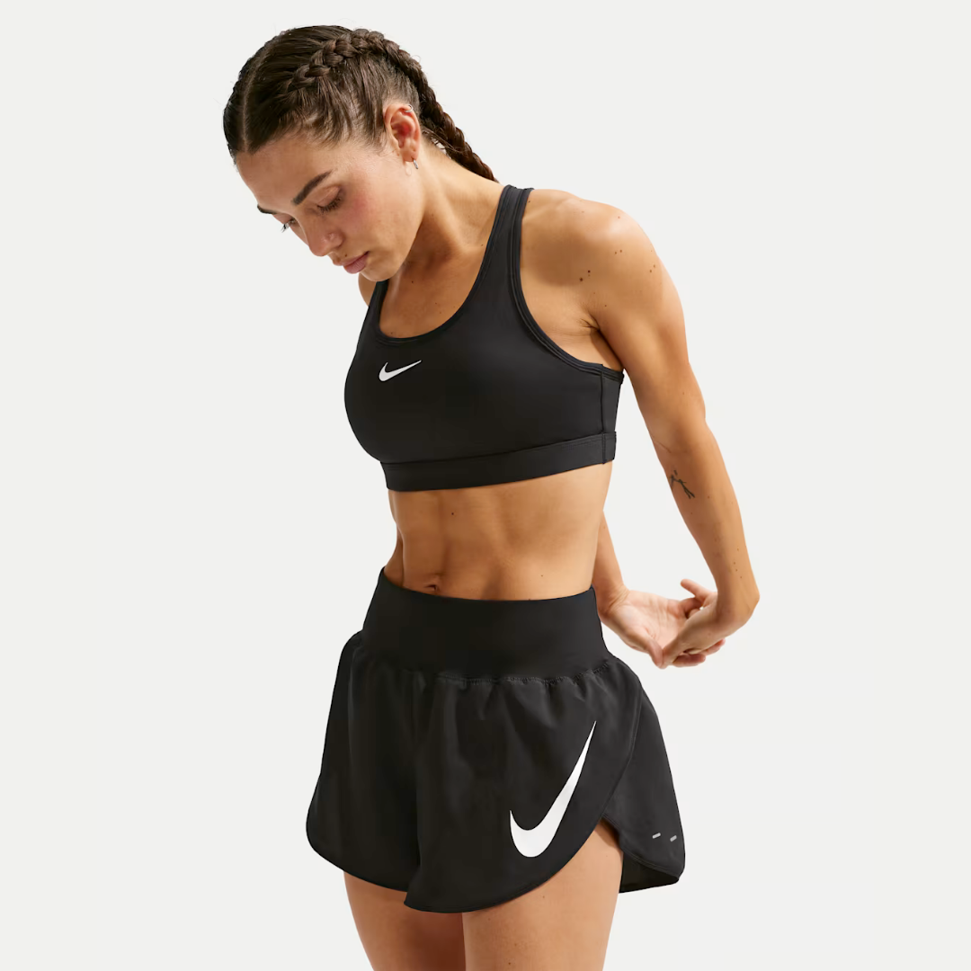 Nike Short Tempo Flow Swoosh Blk Women - Imagen 4
