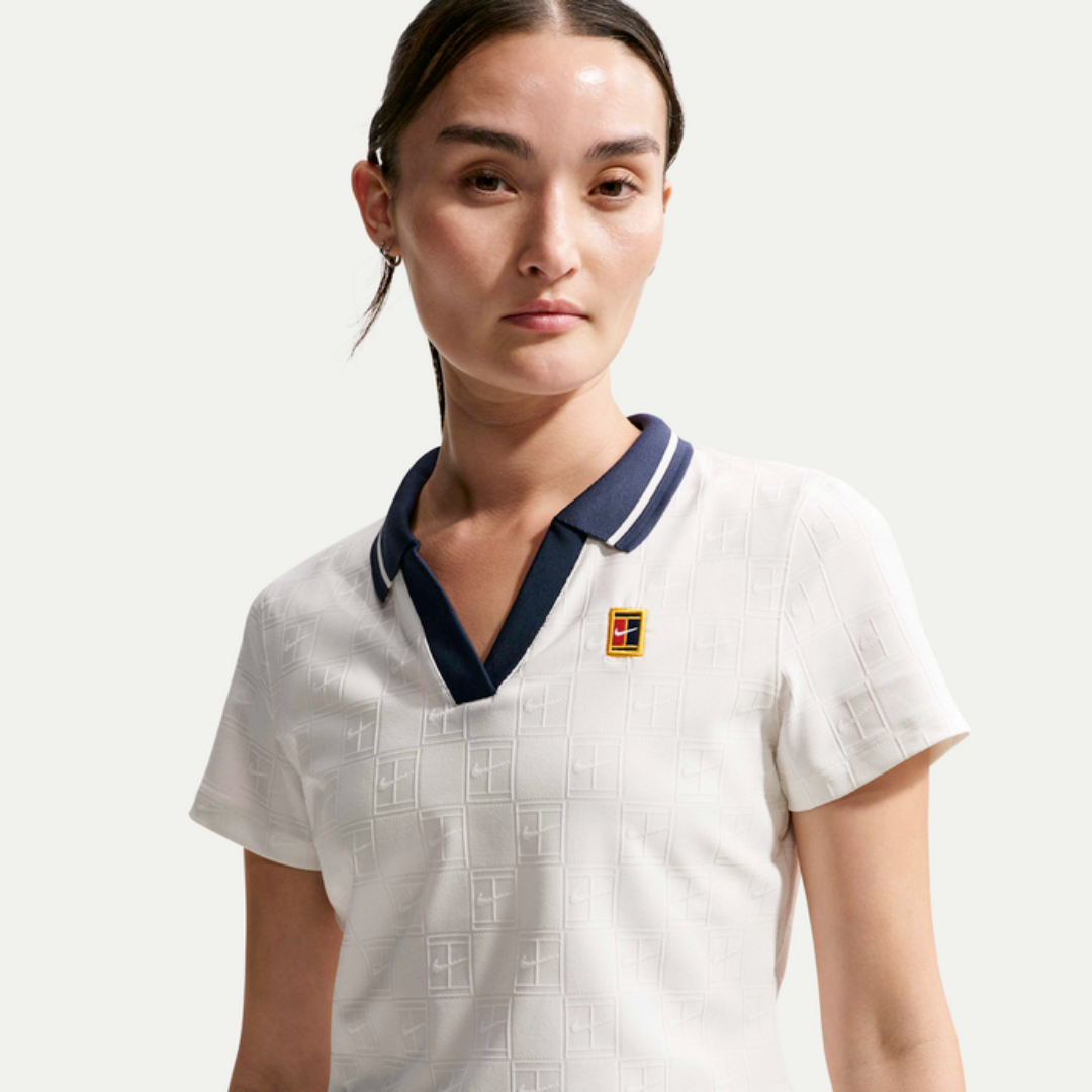 Nike Tshirt Crop Court Collection Whi Women - Imagen 3