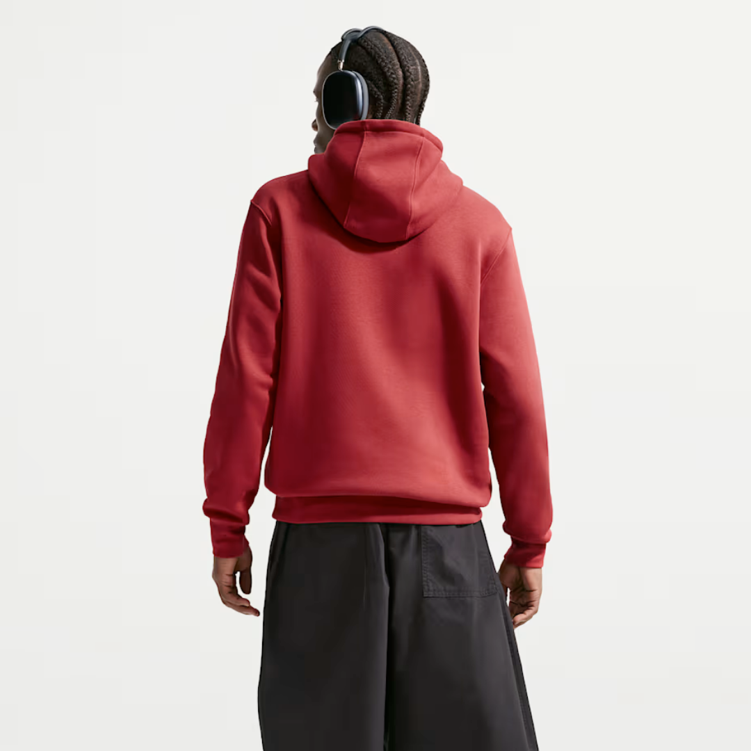 Nike Hoodie Sportswear Club Red Men - Imagen 2