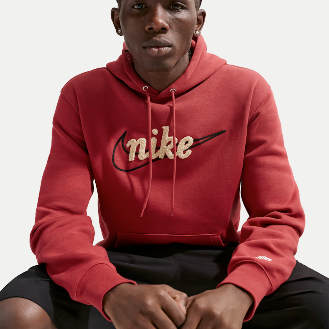 Nike Hoodie Sportswear Club Red Men - Imagen 3