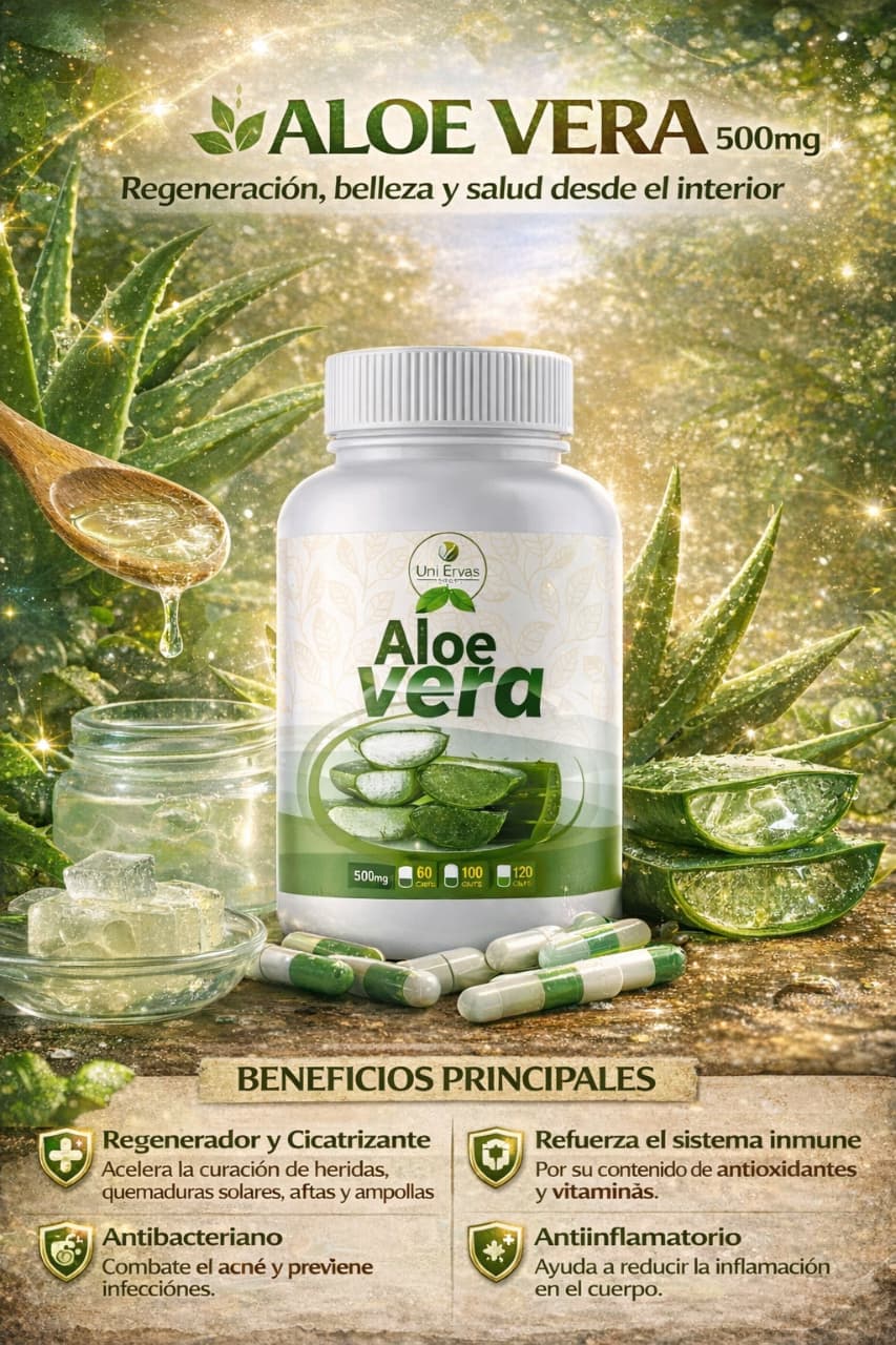 ALOE VERA FRASCO CON 120 CAPSULAS