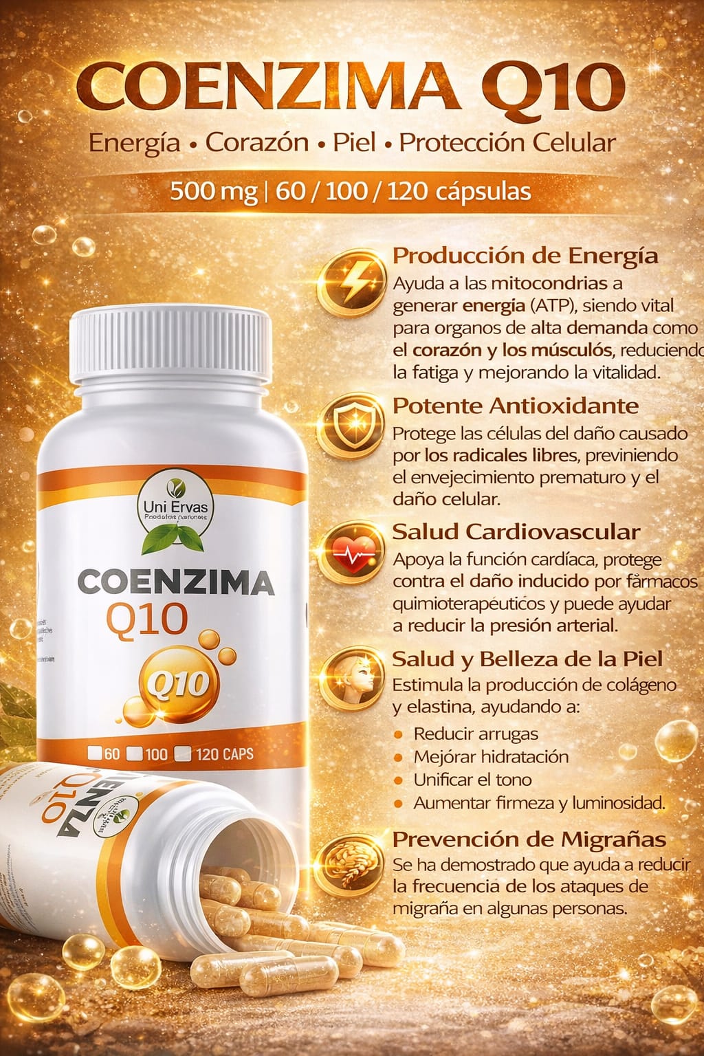 COENZIMA Q 10 DE 60 CAPSULAS