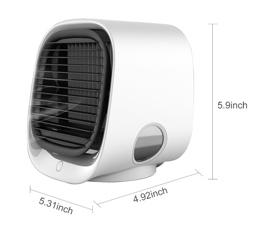 MINI AIRE PORTATIL 3 VELOCIDADES USB - Imagen 2