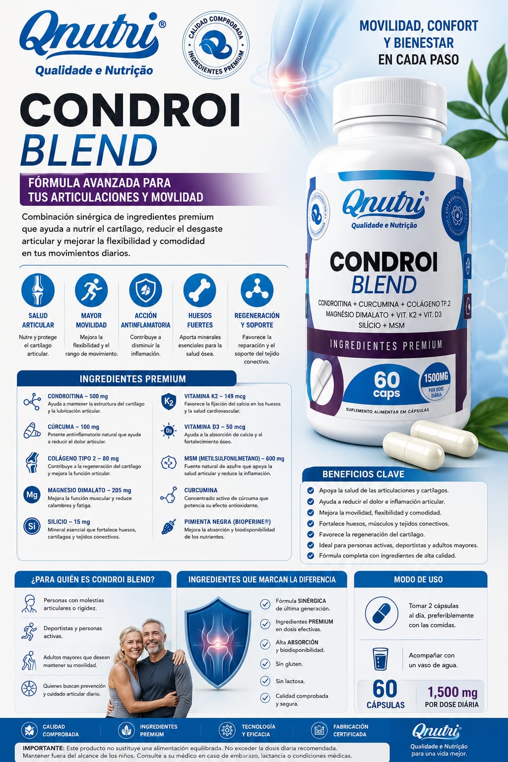 CONDROI BLEND DE 60 CAPSULAS