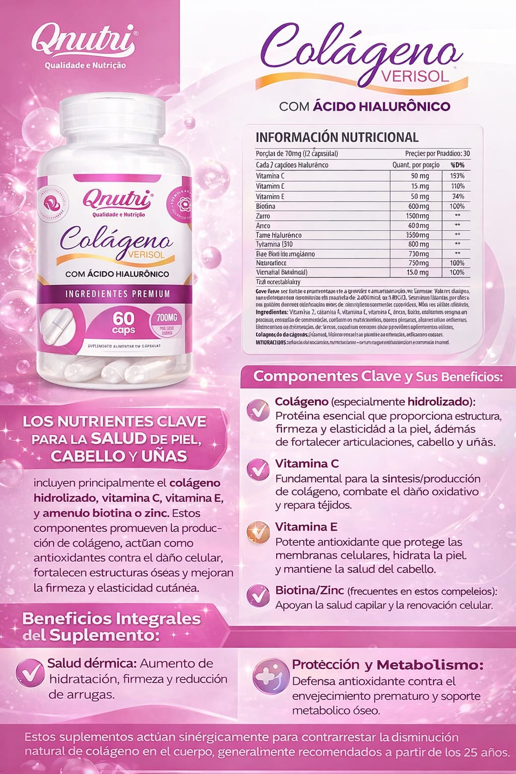 COLAGENO VERISOL DE 60 CAPSULAS