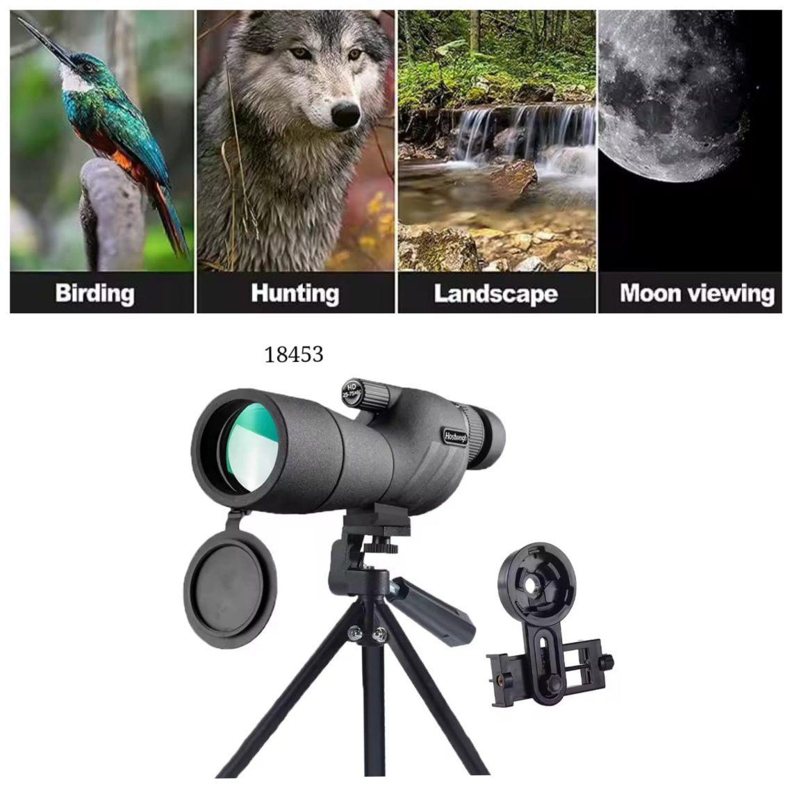 Potente Monocular telescopico de alta definición
