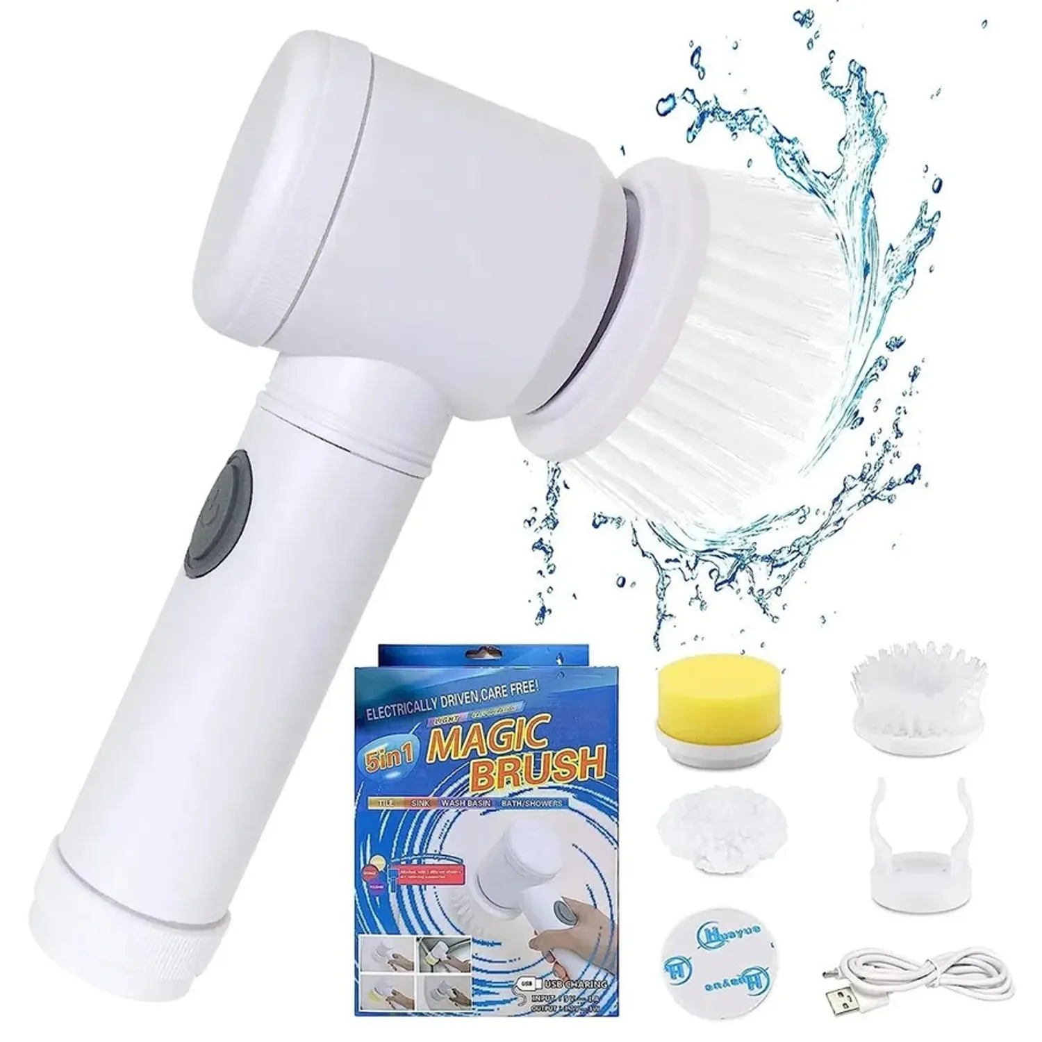 CEPILLO ELECTRICO PORTATIL 5 EN1 Magic Brush