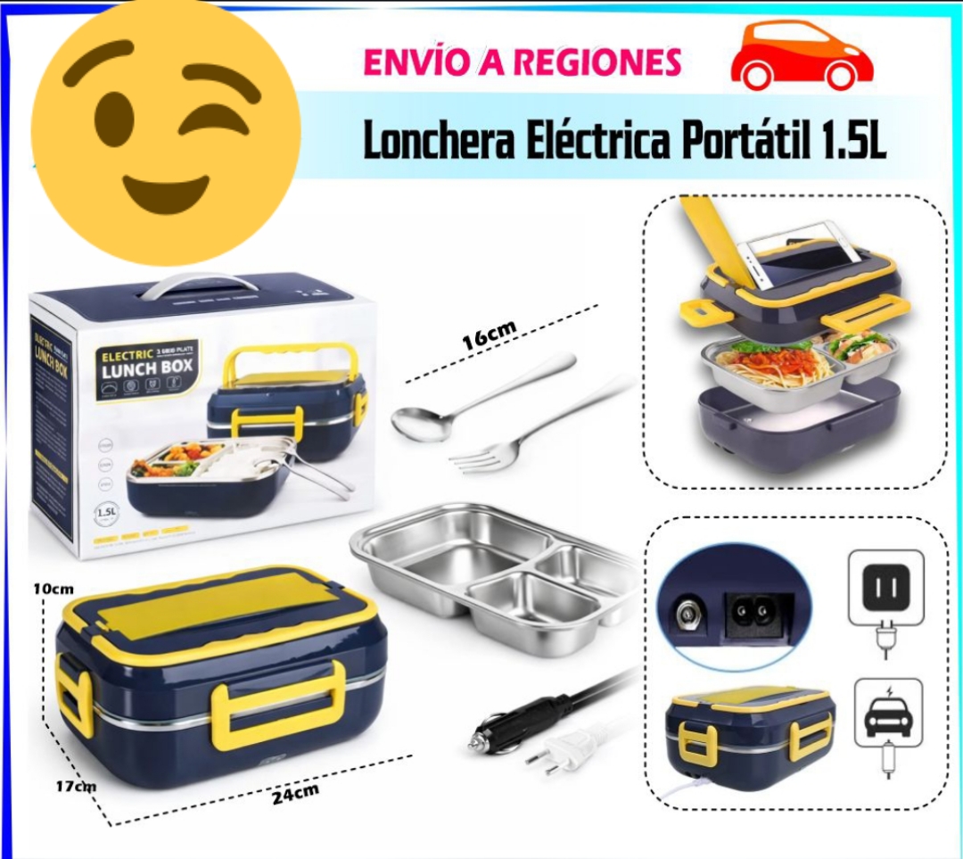 Lonchera eléctrica portátil 2 en 1 - Imagen 2